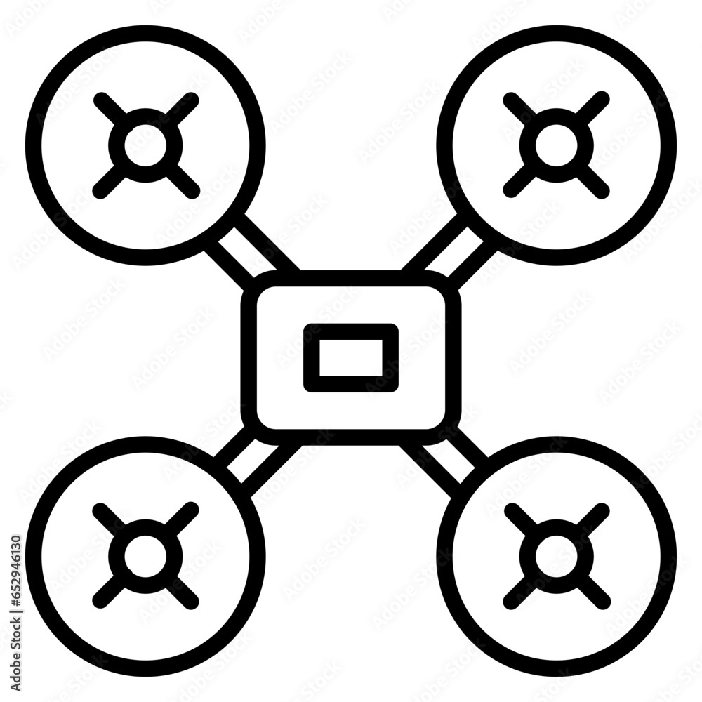 Outline Drone Icon
