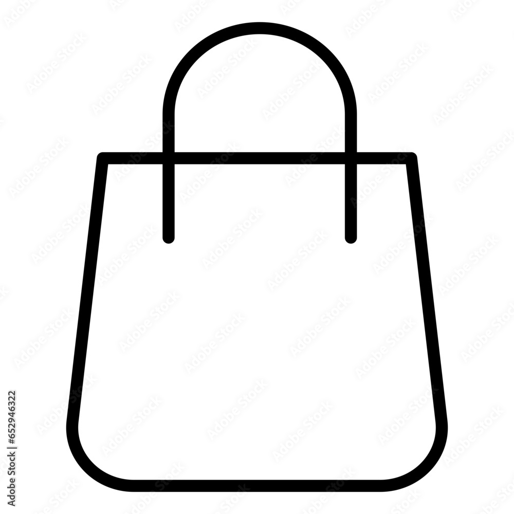 Outline Shopping Bag icon Outline Shopping Bag icon
