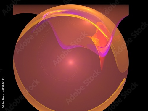 orange and color fractal