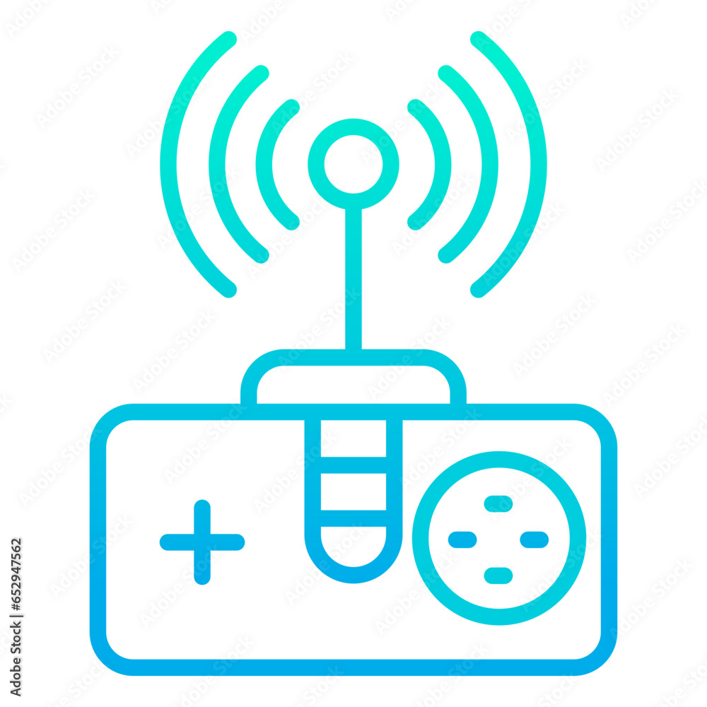 Outline gradient Drone Game Control Icon Outline gradient Drone Game Control Icon