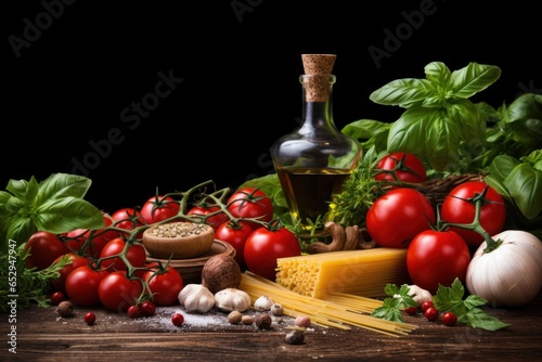 A variety of different types of food arranged on a table. Perfect for food blogs, restaurant menus, and culinary websites.
