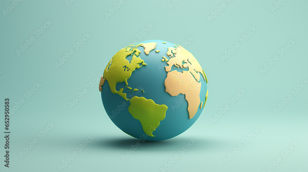 3D model of planet earth