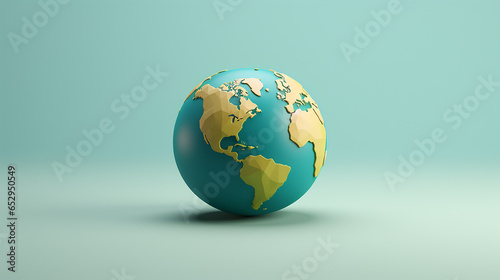 Fototapeta Naklejka Na Ścianę i Meble -  3D model of planet earth