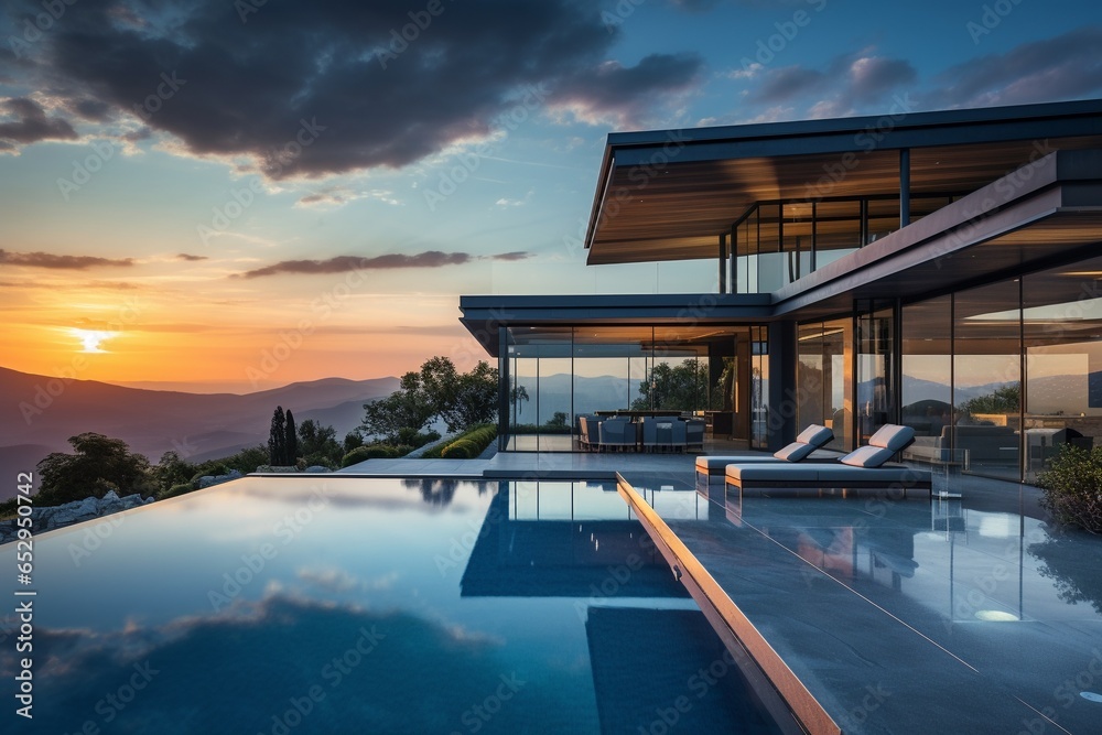 Obraz premium Modern Villa Retreat