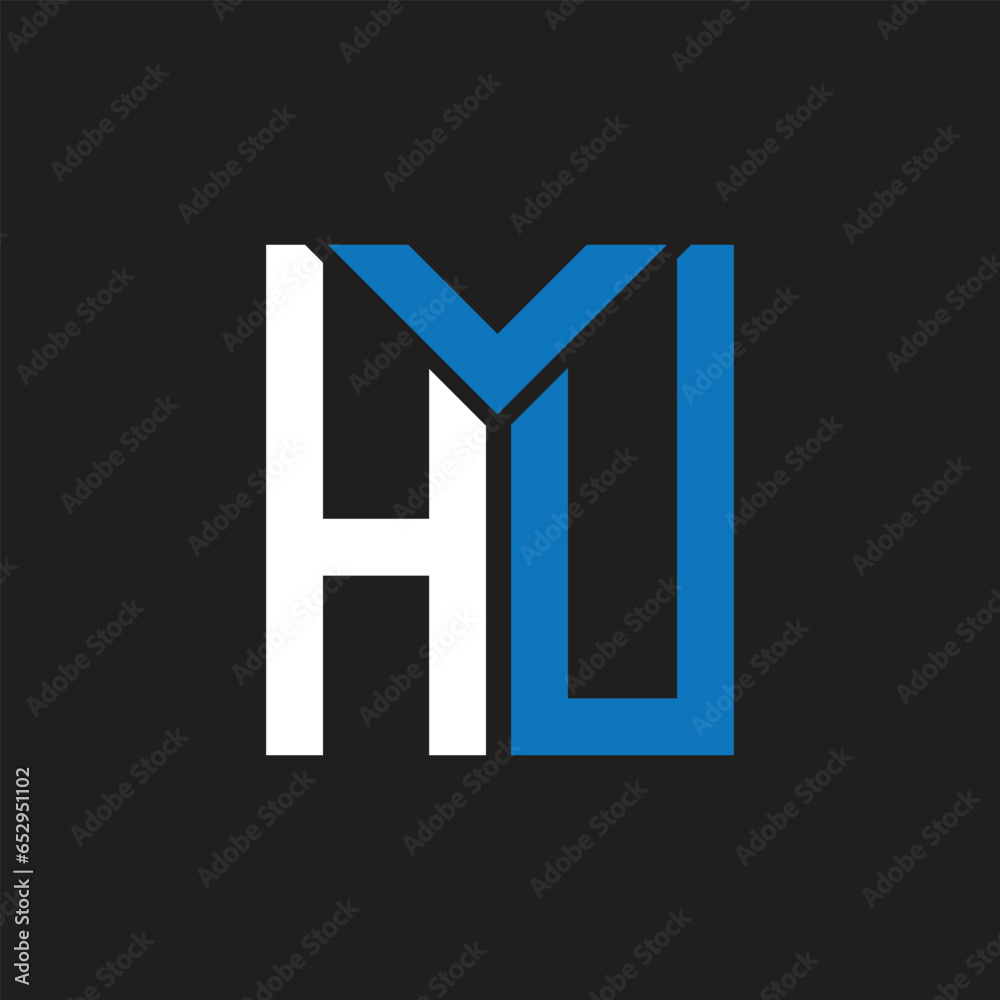 HU letter logo design on black background. HU creative initials letter logo concept. HU letter design.
HU letter logo design on black background. HU creative initials letter logo concept. HU letter design.