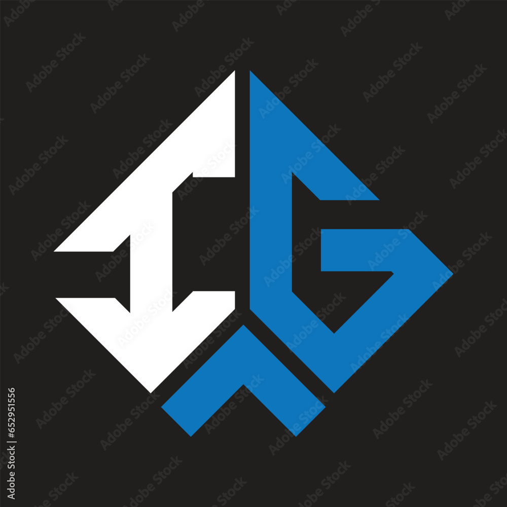 IG letter logo design on black background. IG creative initials letter logo concept. IG letter design.
IG letter logo design on black background. IG creative initials letter logo concept. IG letter design.