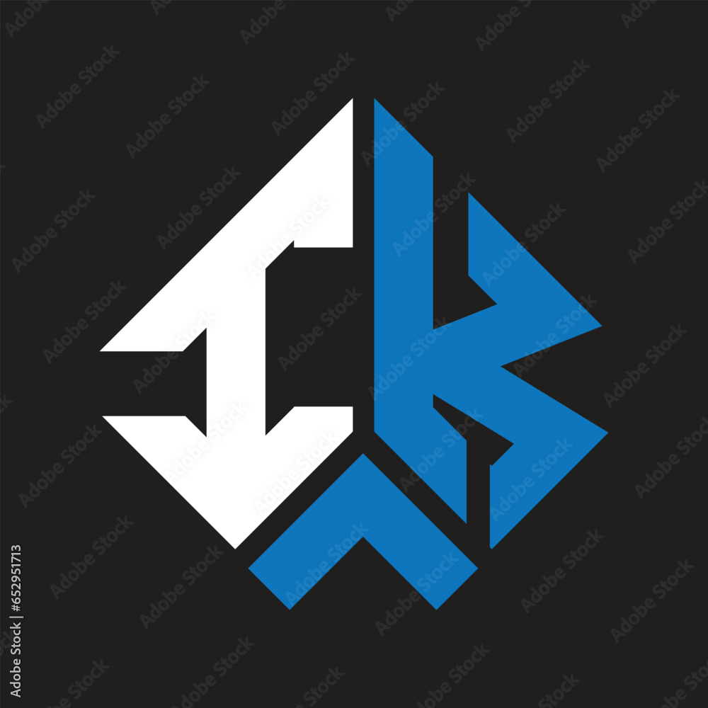 IK letter logo design on black background. IK creative initials letter logo concept. IK letter design.
IK letter logo design on black background. IK creative initials letter logo concept. IK letter design.