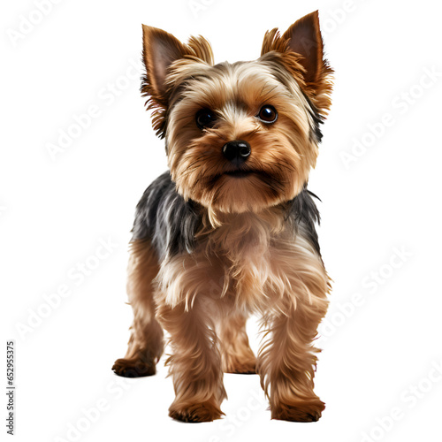 Yorkshire terrier, isolated, portrait dog
