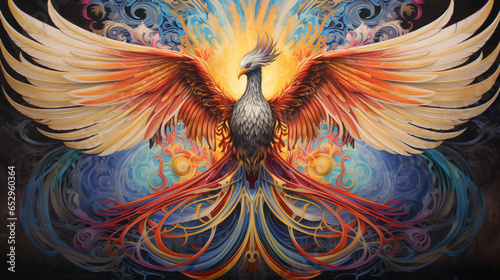 Radiant Rebirth: The Majestic Phoenix