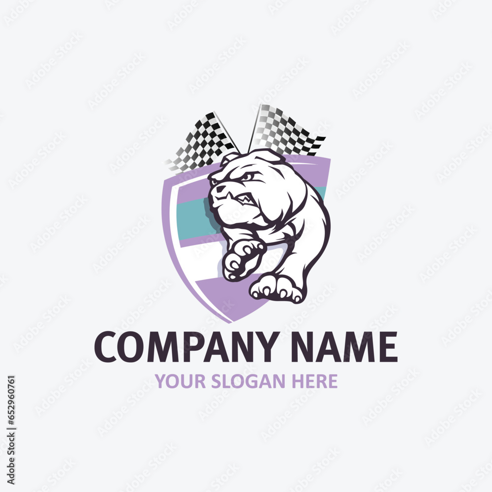 bulldog logo design vector bulldog logo design vector