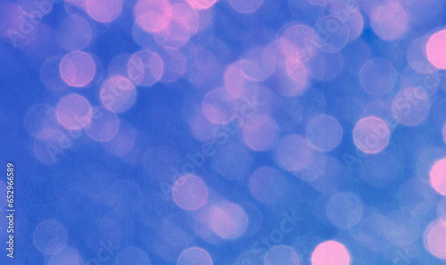 Blue bokeh background with blank space for Your text or images