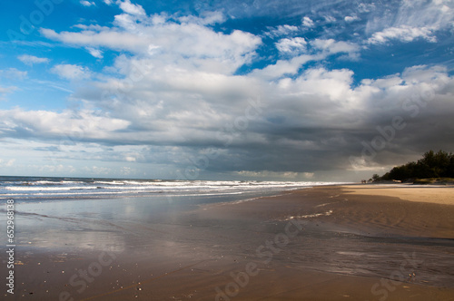 beach and clouds