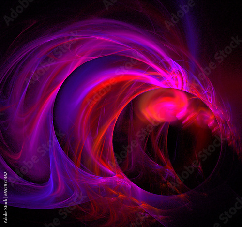 abstract purple-red pattern on black background, wallpaper, design