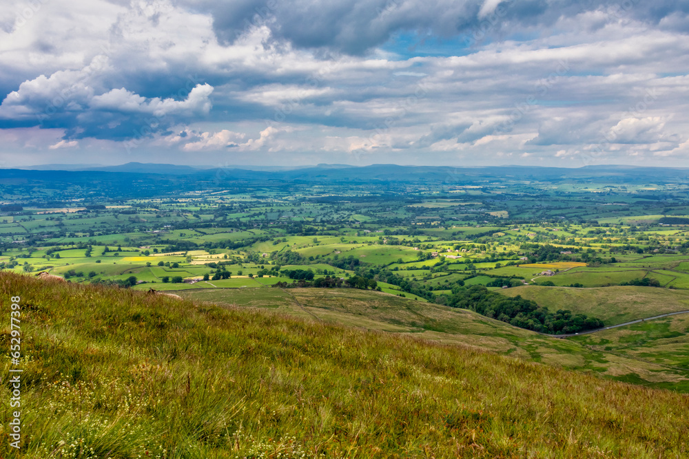 Pendle Hill, Lancashire - View from the top.