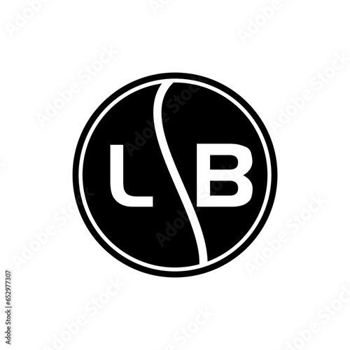 LB letter logo design.LB creative initial LB letter logo design. LB creative initials letter logo concept.
