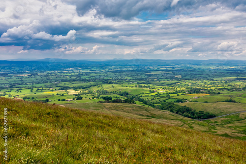 Pendle Hill  Lancashire - View from the top.