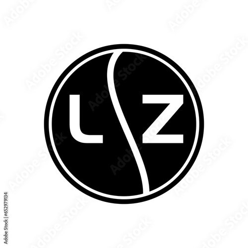LZ letter logo design.LZ creative initial LZ letter logo design. LZ creative initials letter logo concept.