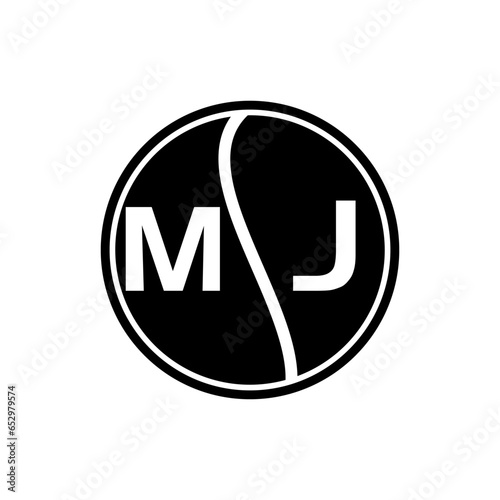 MJ letter logo design.MJ creative initial MJ letter logo design. MJ creative initials letter logo concept.
