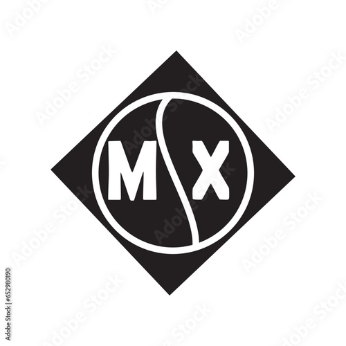 MX letter logo design.MX creative initial MX letter logo design. MX creative initials letter logo concept.
