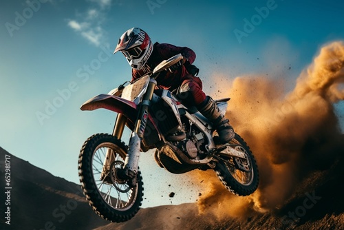Daring riders push the limits in exhilarating moto freestyle  performing gravity defying tricks