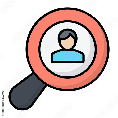 Candidates Line Color Icon