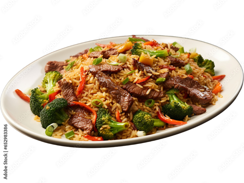 Spicy Beef Fried Rice, Transparently Zesty