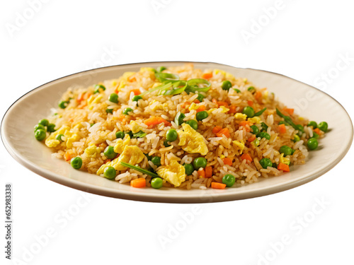 Classic Egg Fried Rice, Transparent Feast