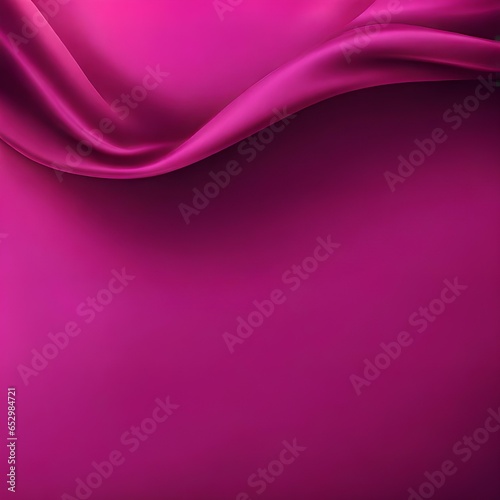Magenta abstract background with dark line. Gradient. Archidea purple color. Toned silk fabric surface. Bright. Elegant. Space for design. Valentine, Mother's day, festive. Web banner. Long. Wide