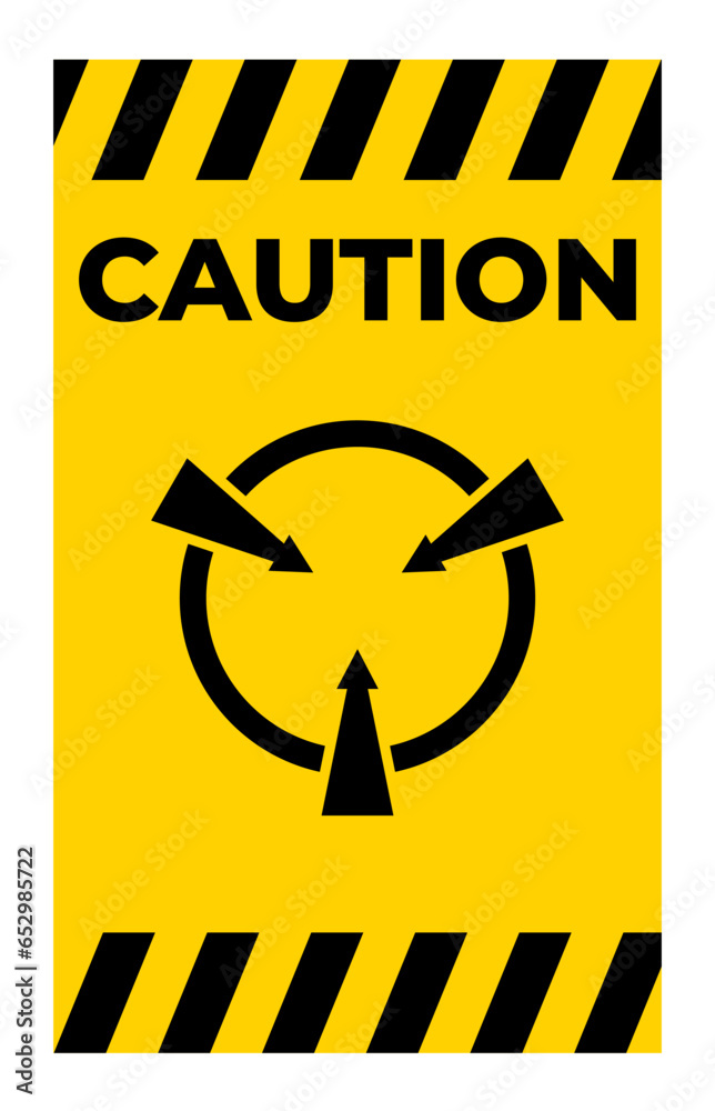 Obraz premium Circular Sign Static Device Symbol