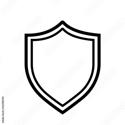 Protection shield vector icon