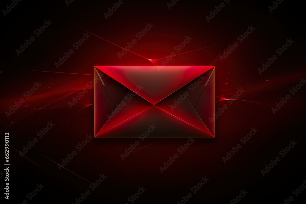 Abstract. Shape envelope, letter. Dark red modern background for design. Geometric shape. Triangles, diagonal lines. Gradient. Symbol. Message, mail, connection, communication concept | Generative AI Abstract. Shape envelope, letter. Dark red modern background for design. Geometric shape. Triangles, diagonal lines. Gradient. Symbol. Message, mail, connection, communication concept | Generative AI