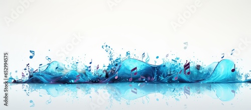 Melodic tones and azure surf