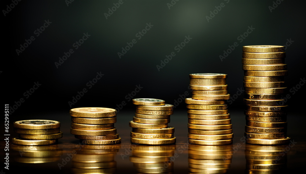coins stacked coins stacked