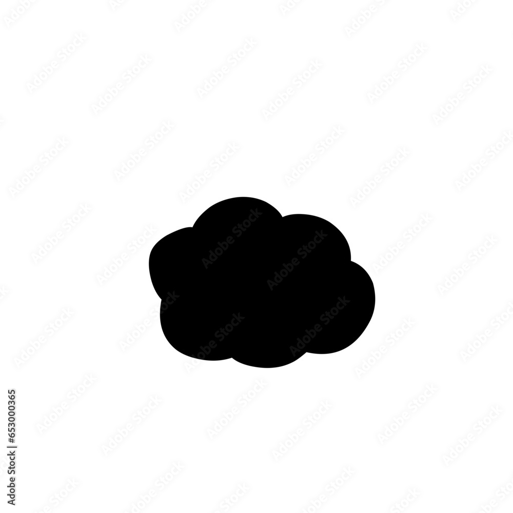 Cloud silhouette Cloud silhouette