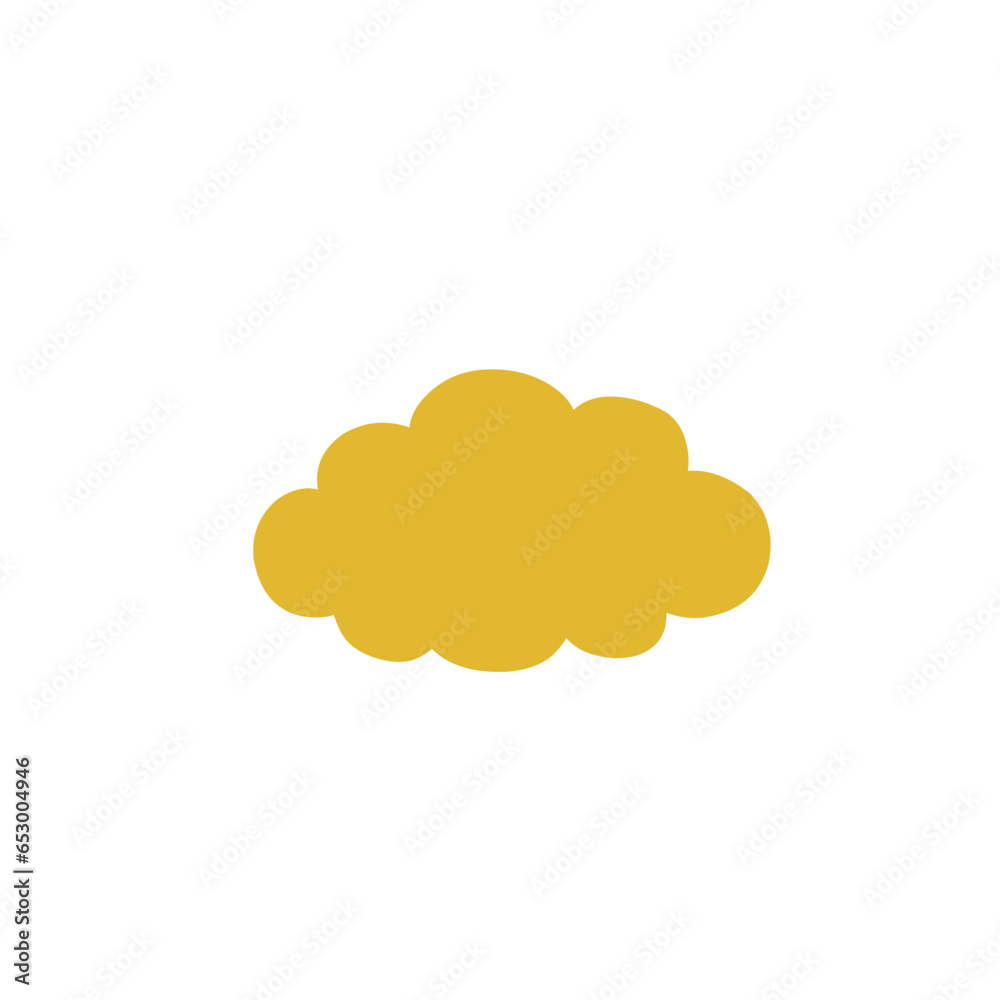 Vector Golden Clouds Vector Golden Clouds
