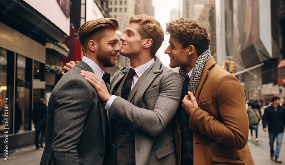 two guy model pose for the camera two guy model pose for the camera