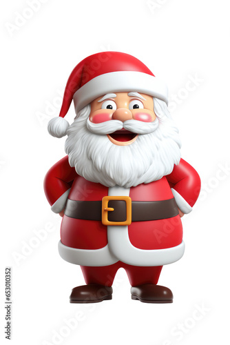 Santa claus character isolated on transparent background. Generative ai © Achira22