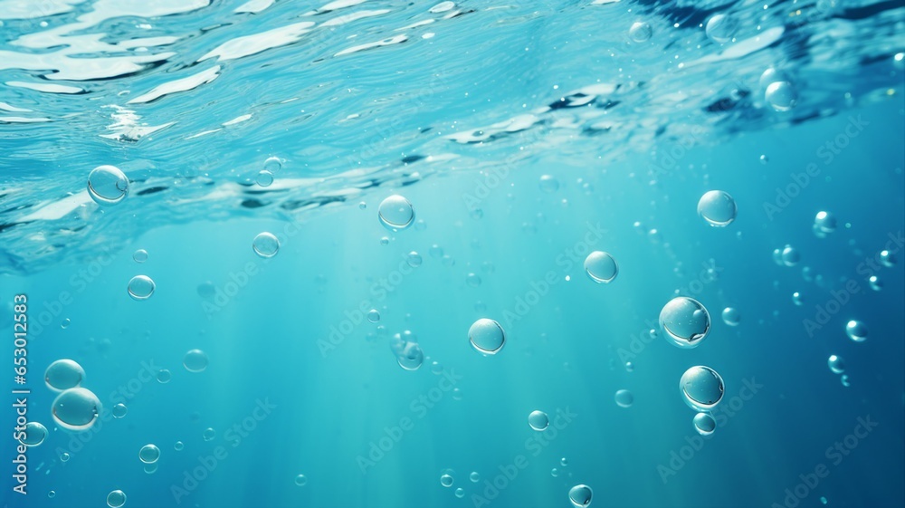Refreshing Water Background, Floating Bubbles and Ripples Refreshing Water Background, Floating Bubbles and Ripples