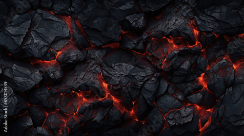 Volcanic magma lava texture
