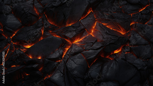 Volcanic magma lava texture photo