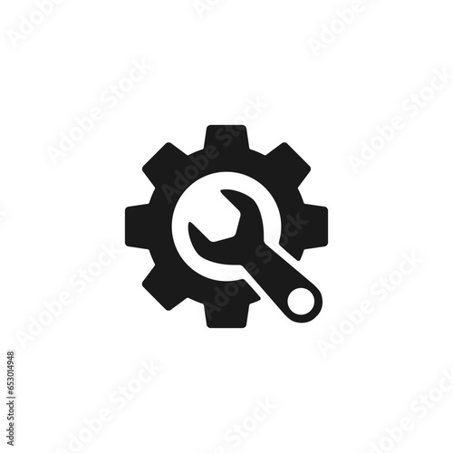Automotive workshop icon or Automotive workshop symbol vector isolated. Automotive workshop icon for apps, websites, print design, and more about Automotive workshop.