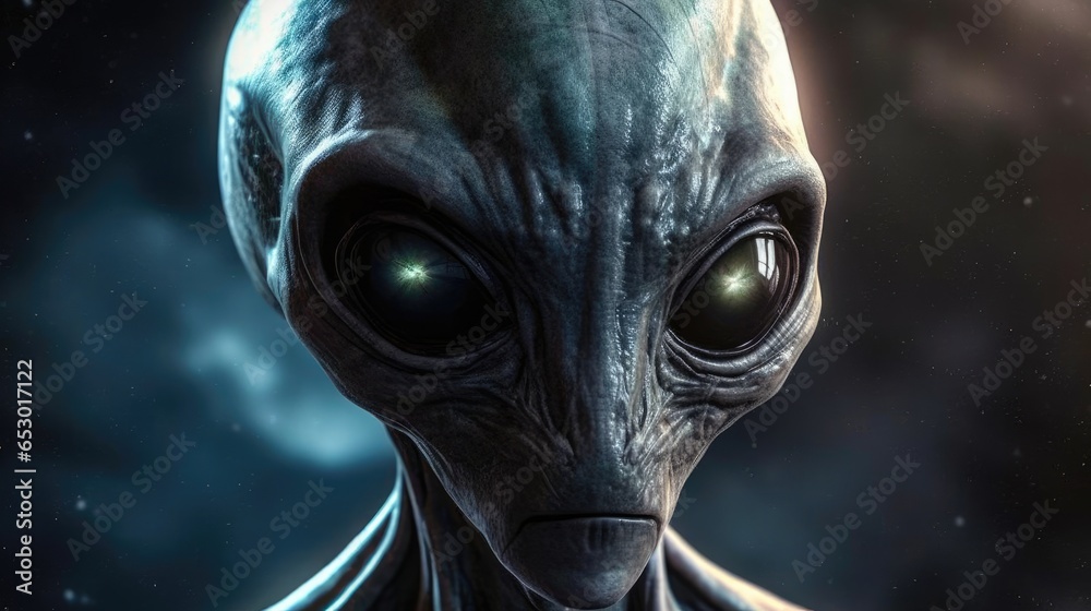 Obraz premium portrait of the alien