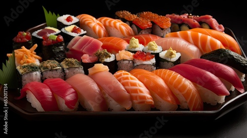 tasty and fresh sushi