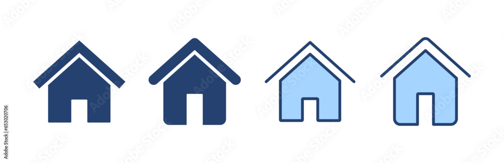 House icon vector. Home sign and symbol House icon vector. Home sign and symbol