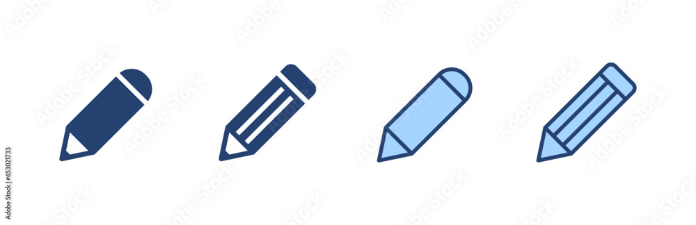 Pencil icon vector. pen sign and symbol. edit icon vector Pencil icon vector. pen sign and symbol. edit icon vector
