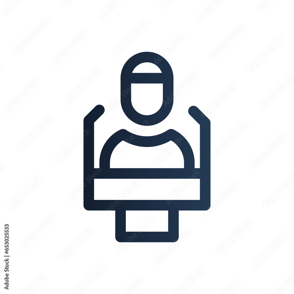 speech gradient icon