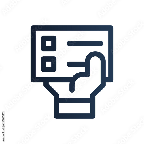 vote gradient icon