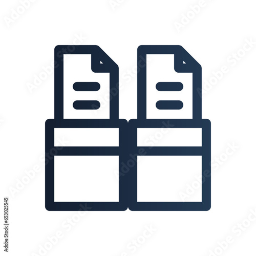 ballot gradient icon