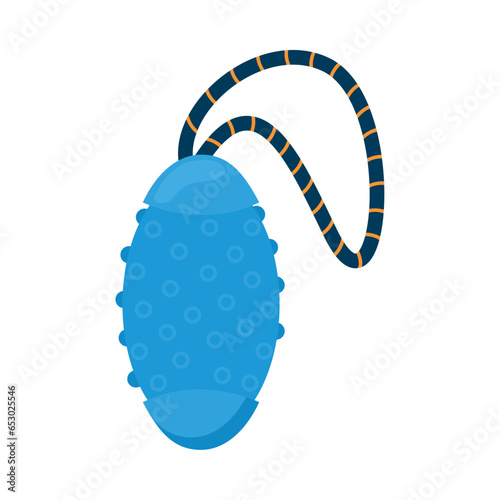 pet rubber toy blue