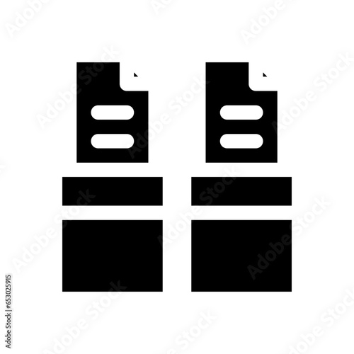 ballot glyph icon